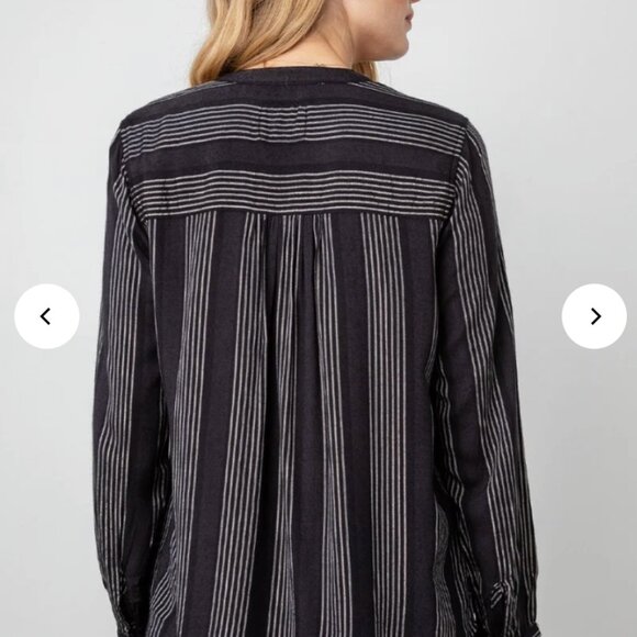 Rails Sagrada Stripe Long Sleeve Shirt- Size Medium - Picture 2 of 10